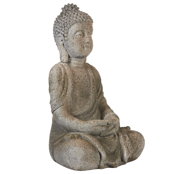 Dekofigur Buddha grau 41 cm VALLOIRE