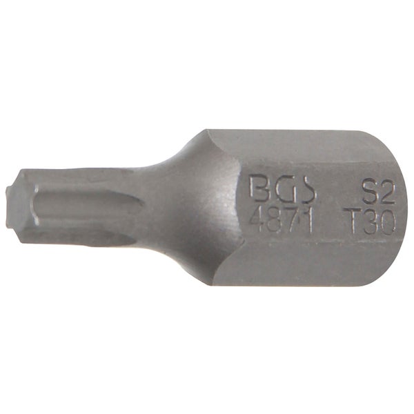 BGS Bit Antrieb Außensechskant 10 mm (3/8) T-Profil (für Torx) T30 - 4871