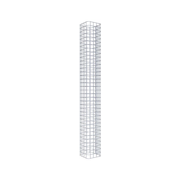 Gabionensäule 22 x 22 cm MW 5 x 5 cm eckig - Höhe: 1,80 m