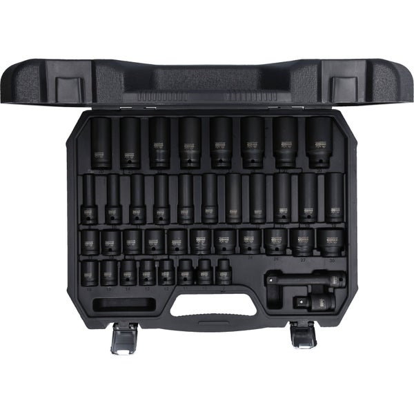 KS Tools Sechskant Kraft Stecknuss Satz, 40-teilig im Koffer