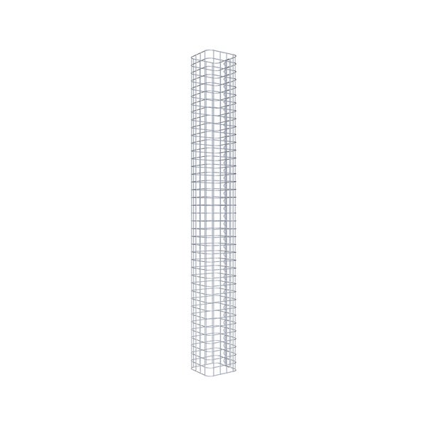 Gabionensäule 22 x 22 cm MW 5 x 5 cm eckig - Höhe: 2,00 m