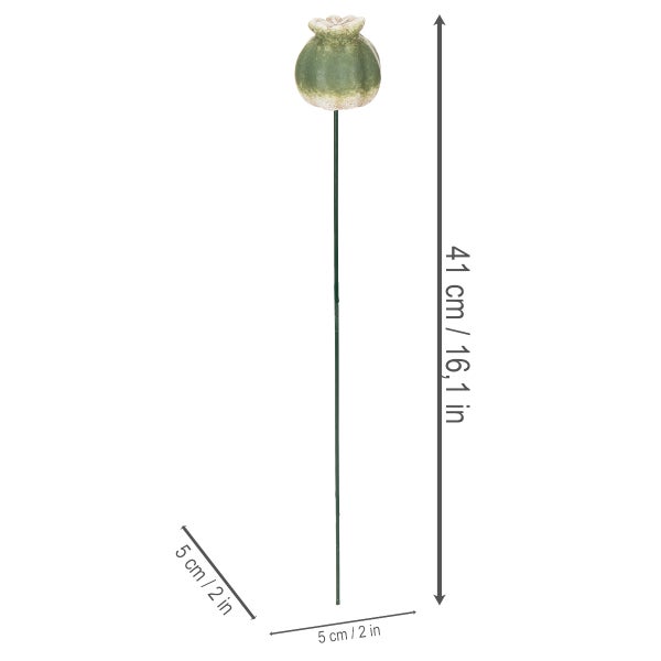 Dekorative Mohnblume für den Garten, 41 cm hoch
