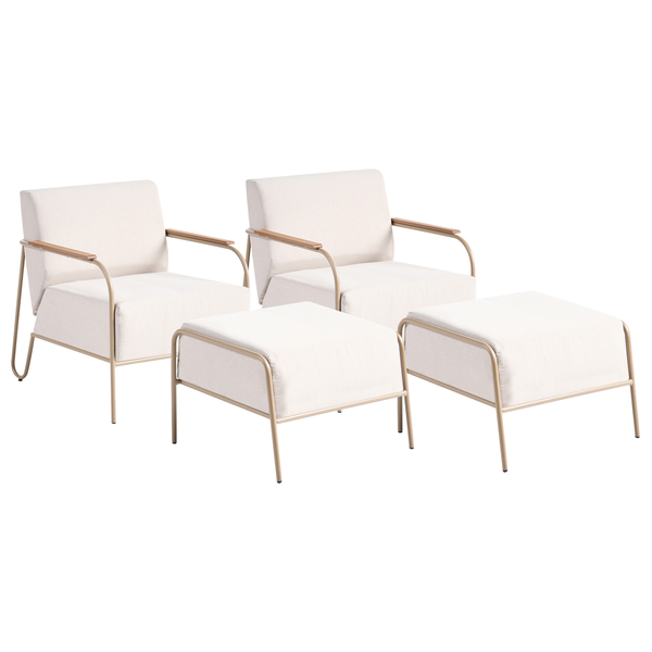 Detailansicht einer Duschkabine mit einem goldenen Akzentstreifen