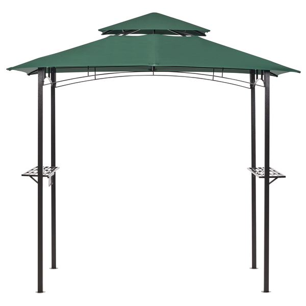 Pavillon NARO Metall 240 cm 148 cm Dunkelgrün