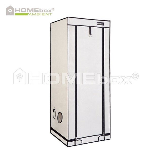 Premium Homebox Ambient Q60+ Growbox – 60x60x160 cm, Lichtdichtes Zelt mit hochwertiger Reflektionsbeschichtung & robustem Stecksystem für optimale Indoor Pflanzenzucht