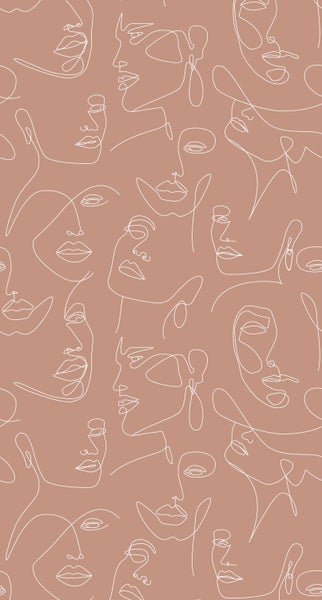 Nahtloses Muster mit durchgehenden weißen Gesichtslinien