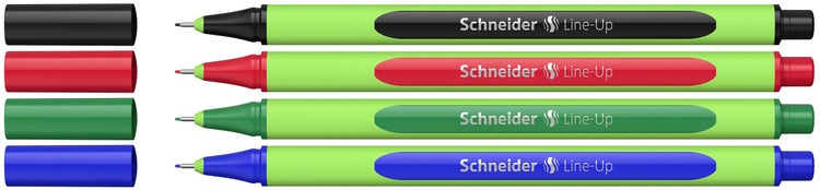 Schneider Fineliner Line-Up, 4er Set