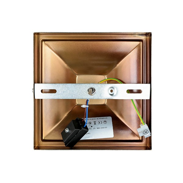 Detailansicht einer Deckenleuchte mit Befestigungsmaterial