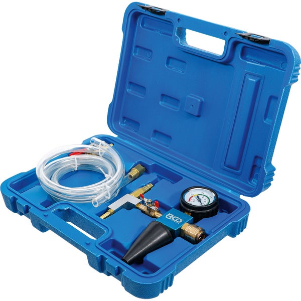 Bremsenentlüftungsgerät im blauen Koffer