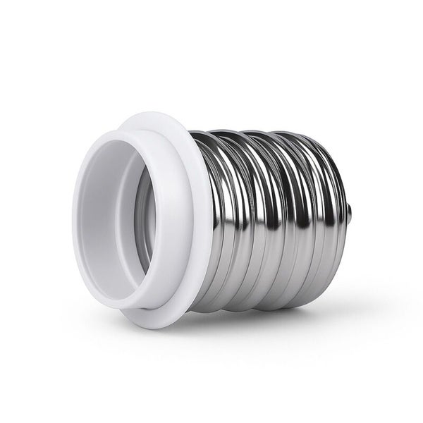 Lampenfassung mit E27-Gewinde und weißem Adapter