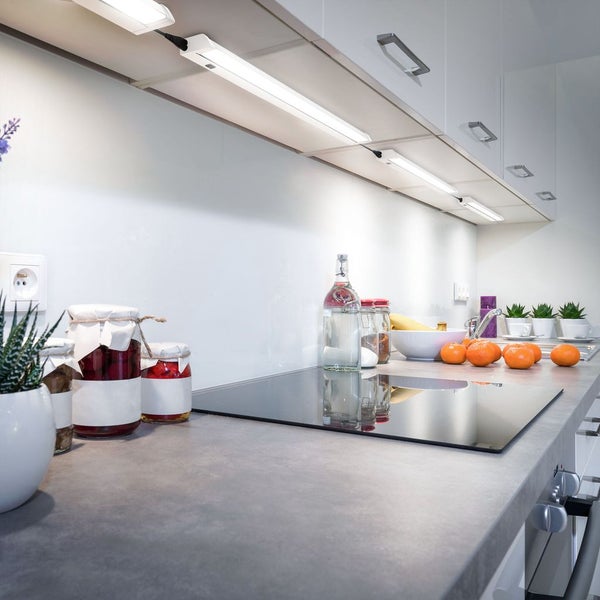 Unterbauleuchte - 8,5W, 1000lm, LED, Schalter, Stecker, neutralweiß, weiß