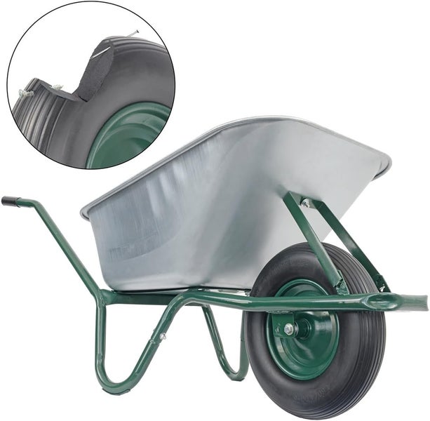 Schubkarrenrad mit Stahlfelge