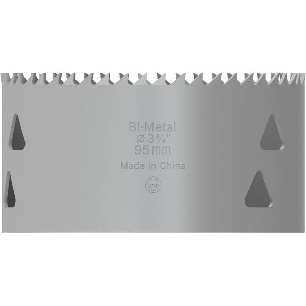Bimetall Lochsäge mit 95 mm Durchmesser