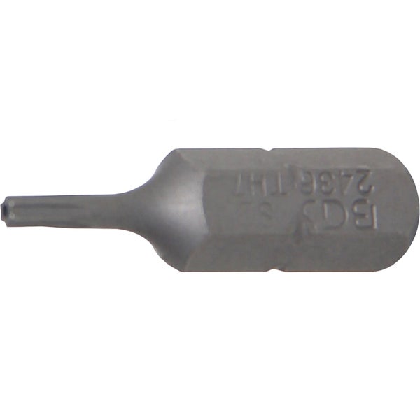BGS Bit Antrieb Außensechskant 6,3 mm (1/4) T-Profil (für Torx) mit Bohrung T7 - 2436