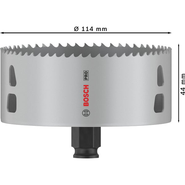 Bosch Pro Lochsäge mit 114 Millimeter Durchmesser