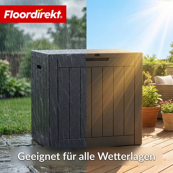 Kunststoff Gartenbox geeignet für alle Wetterlagen