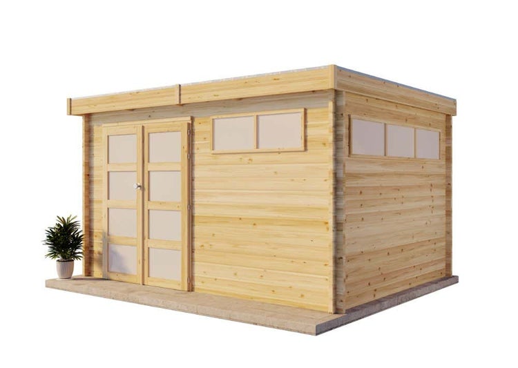 Detailansicht eines Transportwagens mit Stahlrahmen und Feder