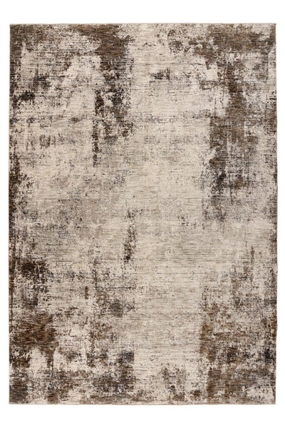 Rechteckiger Teppich mit abstraktem Muster im Vintage Design für Wohnräume
