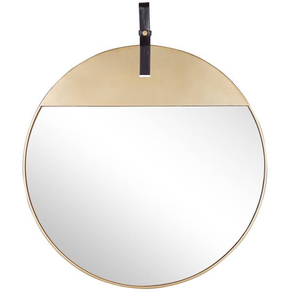 Wandspiegel GURS 60 cm 60 cm Metall Gold