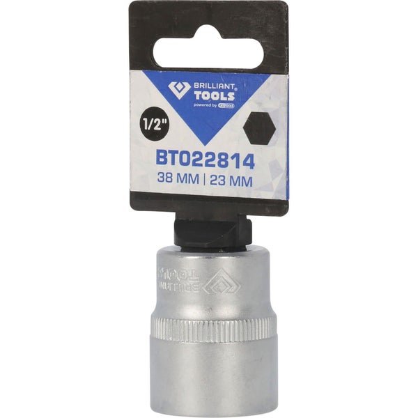 BRILLIANT TOOLS 1/2 Sechskant-Stecknuss 23 mm - BT022814