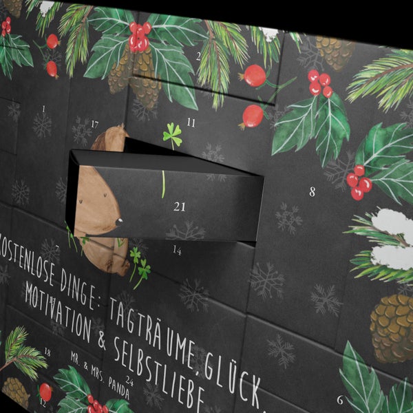 Mr. & Mrs. Panda Befüllbarer Adventskalender Hund Kleeblatt - Schwarz