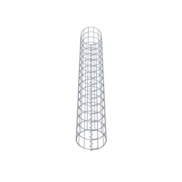 Gabionensäule Durchmesser 22 cm, MW 5 x 10 cm rund - Höhe: 1,50 m