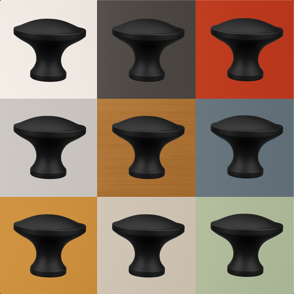 Schrankknopf aus Metall im Multipack