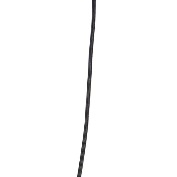 Schwarzes Textilkabel