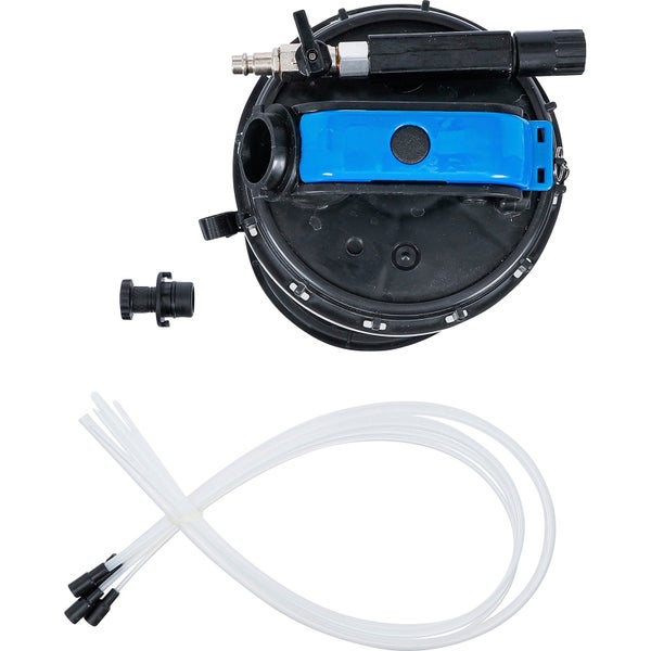 Druckluft-betriebener Ölauffangbehälter mit Sonden und Zubehör