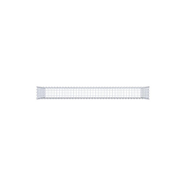 Gabione 200 cm x 100 cm x 20 cm (L x H x T), Maschenweite 5 cm x 5 cm, Spirale
