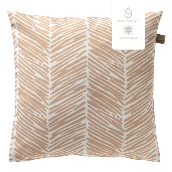 Dean Outdoor Kissen - 45x45 cm Beige - Mit Reißverschluss