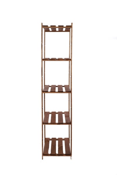 PROREGAL Holzregal Pinepeak HxBxT 170 x 80 x 38 cm 5 Fachboden 1,2 cm Dickes Kiefernholz Braun