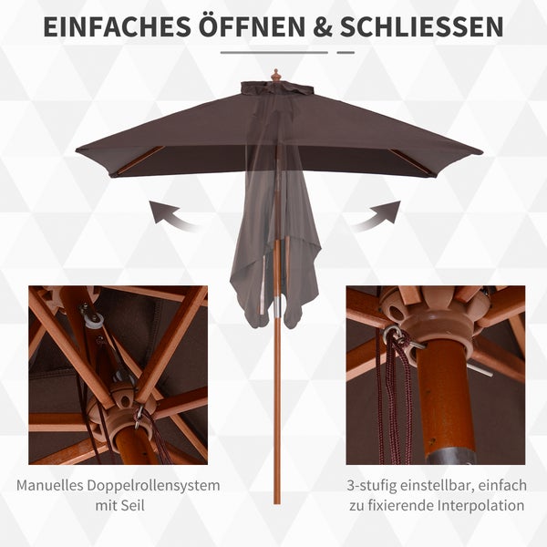 Gartenschrank aus Holz mit Stauraum für Gartengeräte