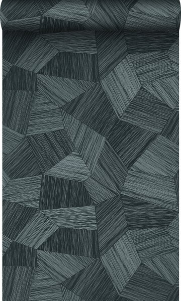 Origin Wallcoverings Öko-Strukturtapete 3D-Muster Antrazitgrau - 0.53 x 10.05 m - 347825