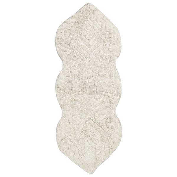 Badematte CANBAR Hellbeige 150 x 60 cm Baumwolle