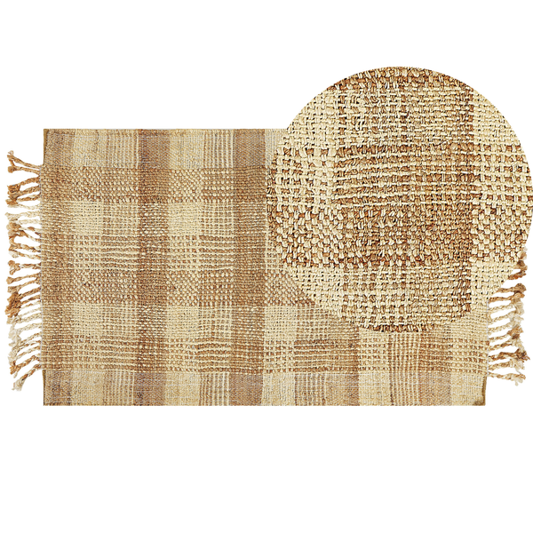 Teppich BERISSA Beige 80 x 150 cm Jute