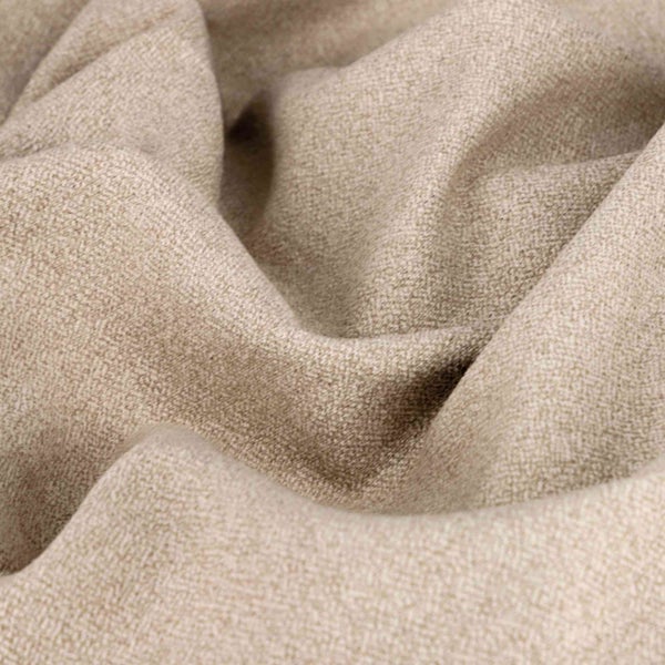 Nahaufnahme von beigem Möbelstoff