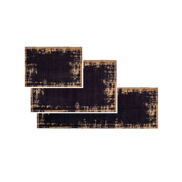 Fußmatten-Set aus Kokosfaser mit Rechteckformen