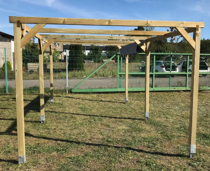 Carport Garagendach 3x5,10 m - 15,30 m2