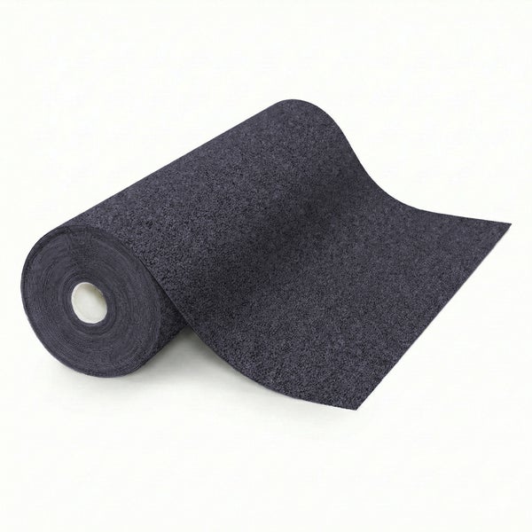 Rolle anthrazitfarbener Teppichboden