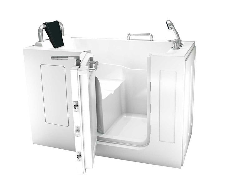 Sitzbadewanne Senioren Wanne mit Tür S07-A-L 76x140cm