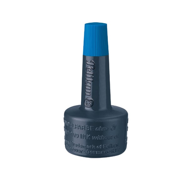 Pelikan Stempelfarbe 28 ml Blau Verstreichflasche aus Kunststoff