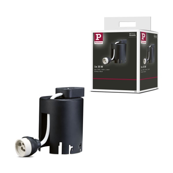 Einbauleuchten Zubehör Einbautopf für Premium Line 68mm 230V GU10 Schwarz