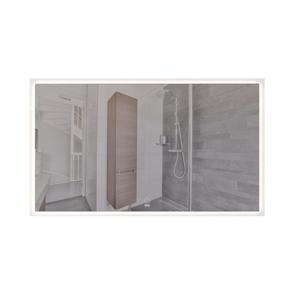 Home Deluxe - LED-Spiegel NOLA - Rechteckig 160 x 70 cm - 3 verschiedene Lichtfarben, Antibeschlagssystem - 38 Watt Gesamtleistung I Wandspiegel Badspiegel Badezimmerspiegel