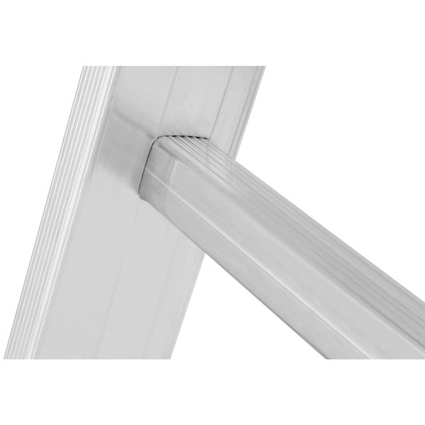 Detailansicht einer Aluminiumleiter