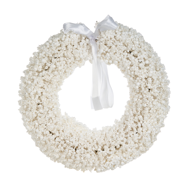 Dekorativer Kranz mit Schleife für festliche Anlässe
