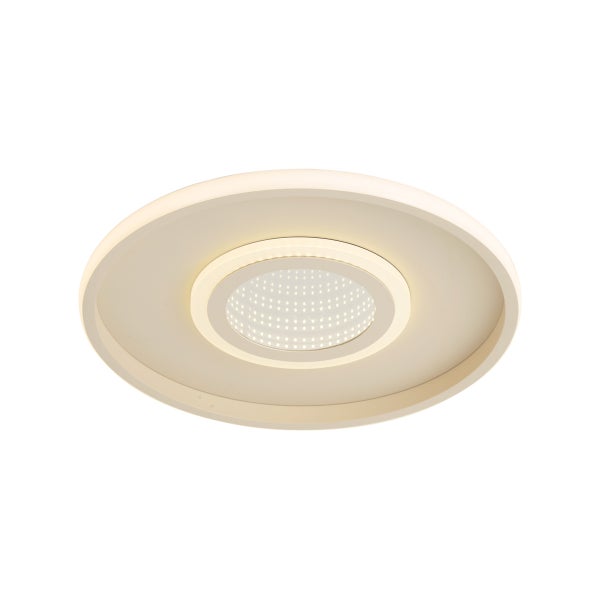 Runde LED Deckenleuchte für Innenräume mit flachem Design und integriertem Lichtdiffusor