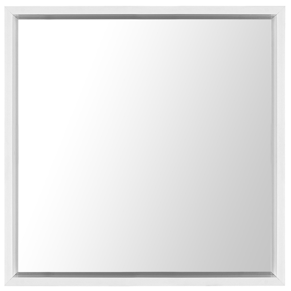 Wandspiegel BRIGNOLES 50 cm 50 cm Weiß