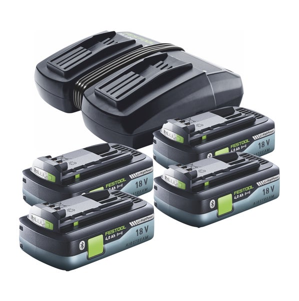 Festool CTLC MINI I-Basic Akku Absaugmobil 36 V ( 2x 18 V ) Staubkl. L + 4x Akku 4,0 Ah + Ladegerät + Systainer