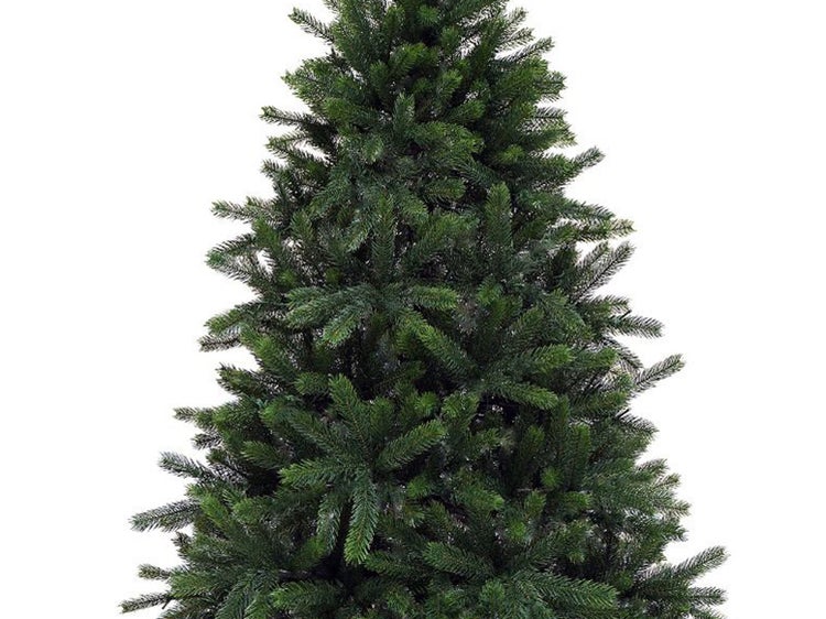 LAALU Weihnachtsbaum künstlich grün 3D Tanne Merlin 210 cm mit Ständer